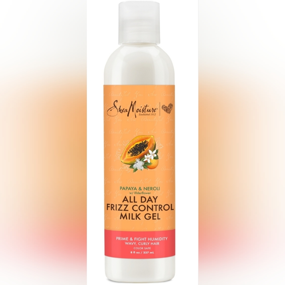 Shea Moisture, All Day Frizz Control Styling Gel Papaya & Neroli, 8 Ounce